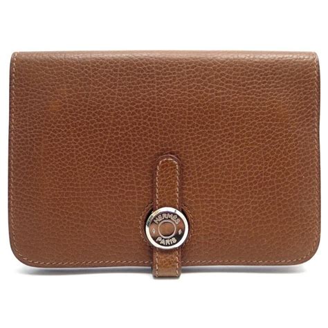 hermes clemence leather dogon compact|Hermes Dogon Wallet for sale .